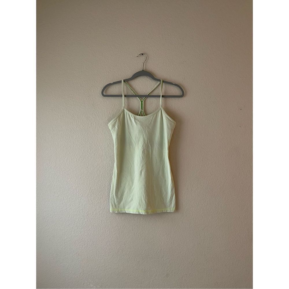 Lululemon green‎ workout tank size 10
